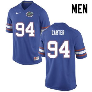 Men's Florida Gators #94 Zachary Carter NCAA Nike Blue Authentic Stitched College Football Jersey UKY5462AK